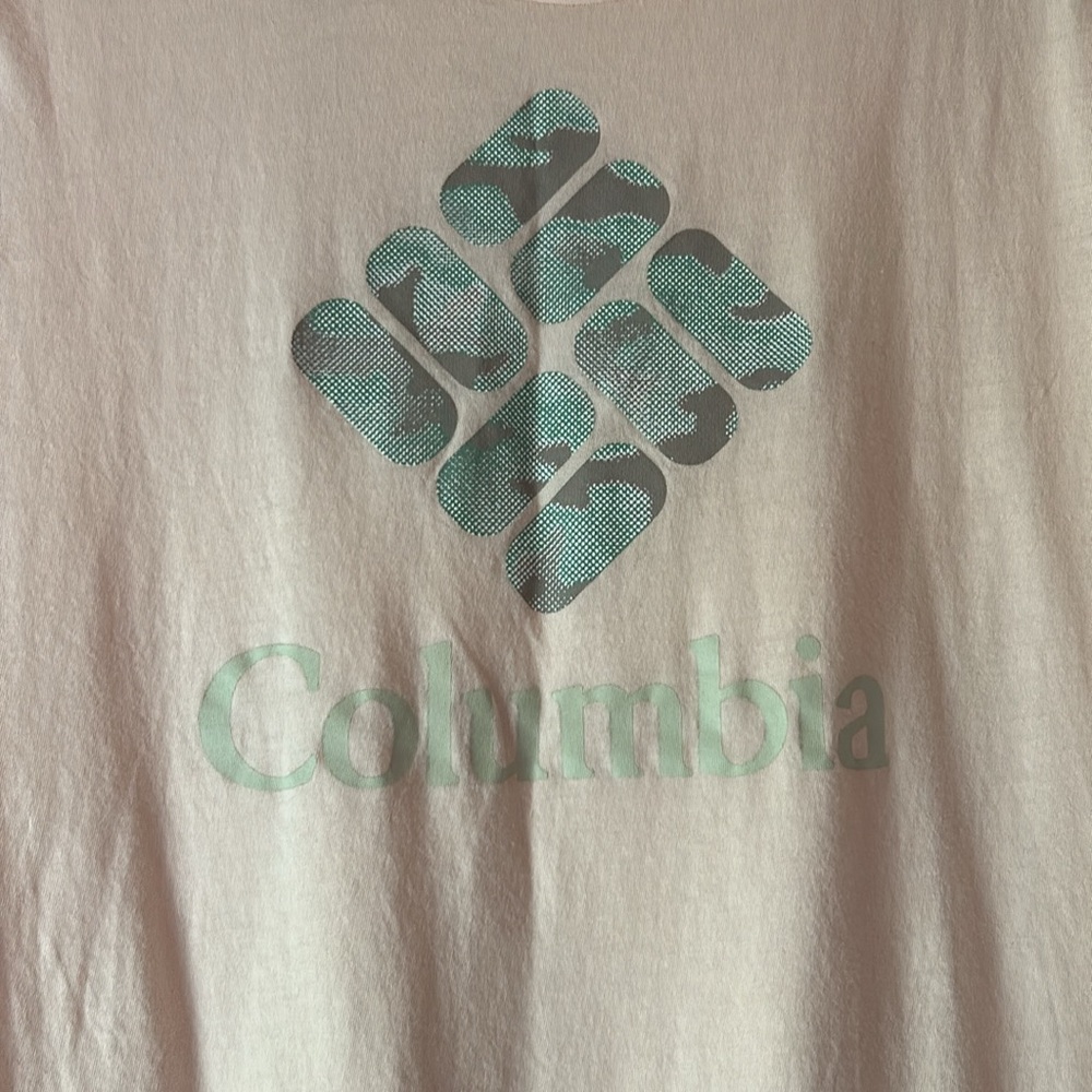 Columbia Pink Short Sleeve Tee Shirt Size XL - Picture 2 of 4